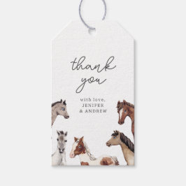 Étiquettes Cadeau Baby shower Cheval
