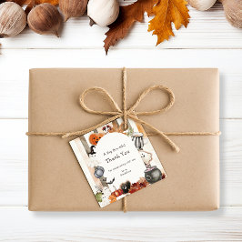 Étiquettes Cadeau Baby shower Citrouille Whimsical Halloween Ghost