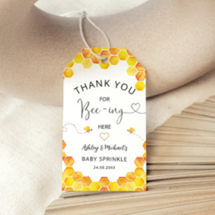 Étiquettes-cadeau Baby shower d'abeilles miel Favoriser les étiquett