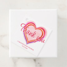 Baby shower d'aquarelle Little Sweetheart Valentin