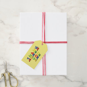 Étiquettes-cadeau Baby shower de camions