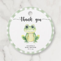 Baby shower de grenouille en caricature mignon mer