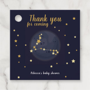 Étiquettes Cadeau Baby shower de Merci zodiac