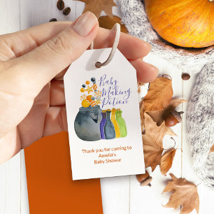 Étiquettes-cadeau Baby shower d'Halloween faire du Merci de potion