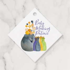 Étiquettes Cadeau Baby shower d'Halloween faire la potion