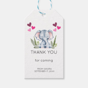 Étiquettes-cadeau baby shower drôle, merci ultra son