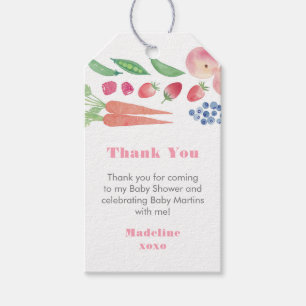 Étiquettes-cadeau Baby shower Du Marché Des Agriculteurs Pour Les Ba