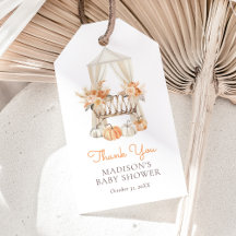 Baby Shower Fleur Automnale Citrouille