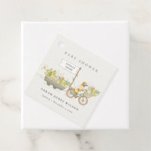 Baby shower Floral Golden Retriever cultivé locale