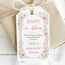 Baby shower floral rose