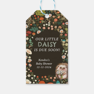 Étiquettes-cadeau Baby shower forestier animal Daisy Woodland