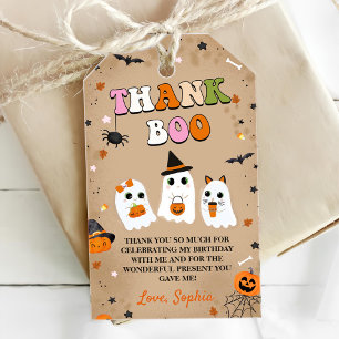Étiquettes-cadeau Baby shower Halloween Cute Ghost