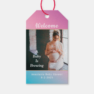 Étiquettes-cadeau Baby shower Mère Maternité Enceinte sur mesure
