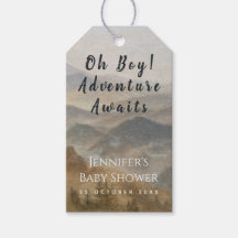 Baby shower Montagnes Oh Garçon Aventure Attend