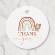 Baby shower rose arc-en-ciel fille