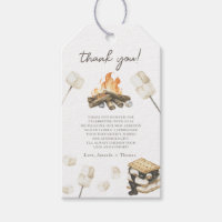 Baby-Shower S'more à l'aquarelle Merci