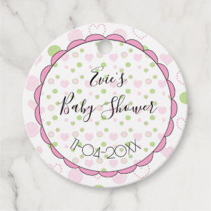 Étiquettes Cadeau Baby shower sucre et épices