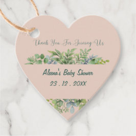 Étiquettes Cadeau Baby shower Whimsical Eucalyptus Personnalisé