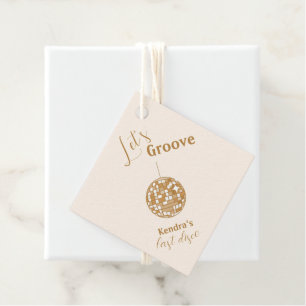 Étiquettes Cadeau Bachelorette Disco dernière