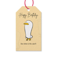 Baguette d'anniversaire de canard drôle-Mais où es
