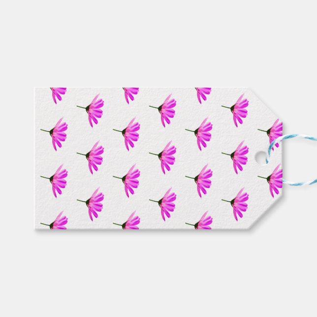 Étiquettes-cadeau Baise rose (Devant (Horizontal))