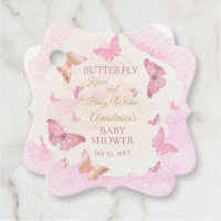 Baisers à papillon et voeux de bébé Baby shower fi