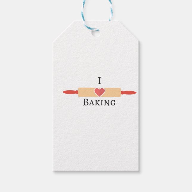 Étiquettes-cadeau Bakers Love (Devant)