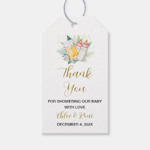 Étiquettes-cadeau Balise Baby shower Twin Girls