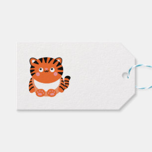 Étiquettes-cadeau Balise cadeau animal de style kawaii