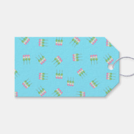 Étiquettes-cadeau Balise cadeau Anime Blue Pastel Dango