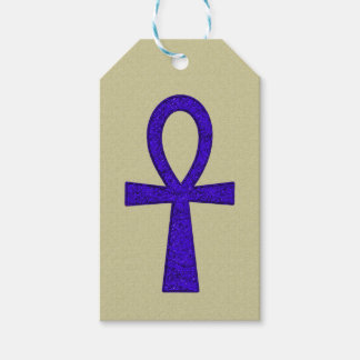 Étiquettes-cadeau Balise cadeau Ankh bleu