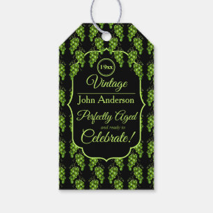 Étiquettes-cadeau Balise Cadeau aux raisins verts