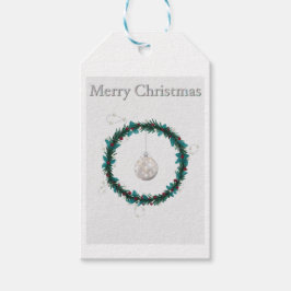 Étiquettes-cadeau Balise cadeau avec illustration de Noël
