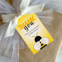Étiquettes-cadeau Balise cadeau Baby shower à thème abeille