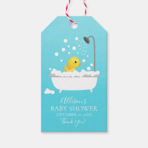 Étiquettes-cadeau Balise Cadeau Baby shower Favoriser en caoutchouc