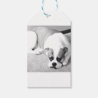 Étiquettes-cadeau Balise cadeau Bulldog en anglais