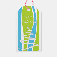 Balise cadeau colorée