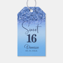 Étiquettes-cadeau Balise cadeau d'anniversaire de fille 16 Parties s