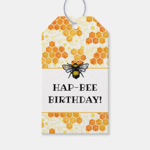 Étiquettes-cadeau Balise cadeau d'anniversaire Hap-BEE