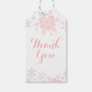 Étiquettes-cadeau Balise cadeau de Baby shower Little Snowflake