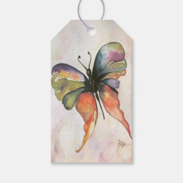 Étiquettes-cadeau Balise cadeau de bonheur papillon