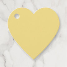 Balise cadeau de coeur jaune