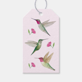 Étiquettes-cadeau Balise cadeau de colibris Anna