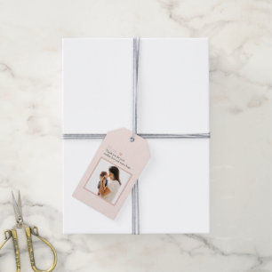 Étiquettes-cadeau Balise cadeau de fête des mères personnalisée avec