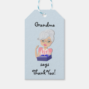 Étiquettes-cadeau Balise cadeau de grand-mère Baby shower
