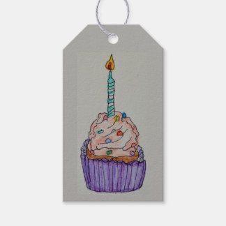 Étiquettes-cadeau Balise cadeau de la coupe d'anniversaire