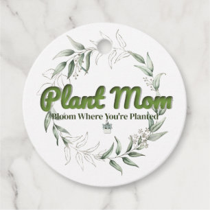 Étiquettes Cadeau Balise cadeau de la maman botanique plante - doubl