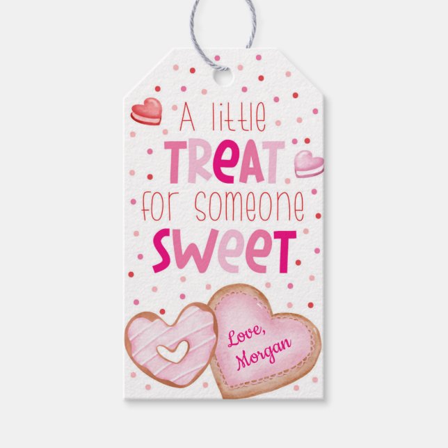 Étiquettes-cadeau Balise cadeau de la Saint-Valentin (Devant)
