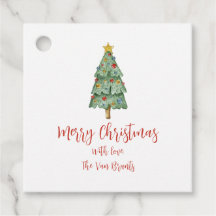 Balise cadeau de l'arbre de Noël