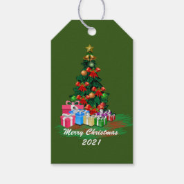 Étiquettes-cadeau Balise cadeau de l'arbre de Noël